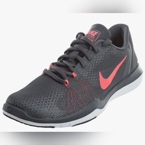 Nike Flex Supreme TR 5 Flywire Gray Training Shoes SZ 10W
